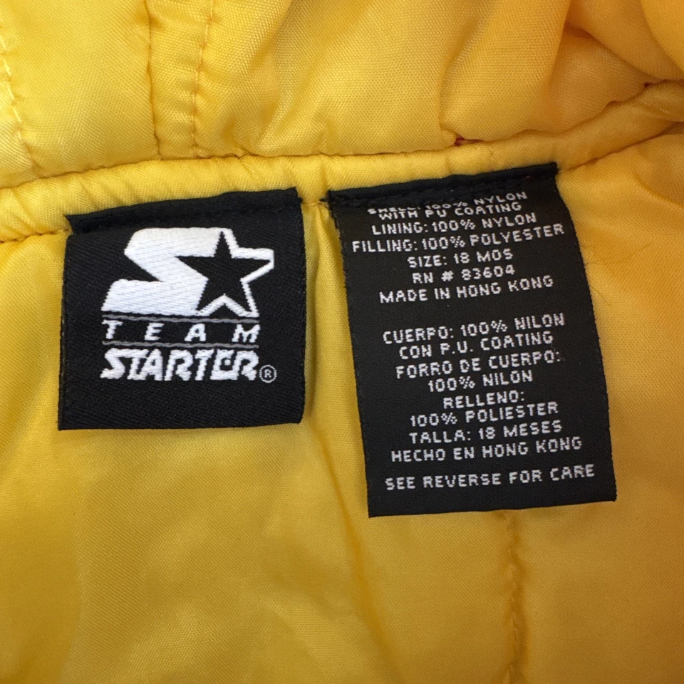 复古 Starter Florida State FSU Seminoles Puffer 夹克 婴儿 18 Mo。 香港 — 第 2/4 张图片