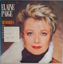 Elaine Paige Memories Vinyl Record LP VG+/VG STAR 2313 1987
