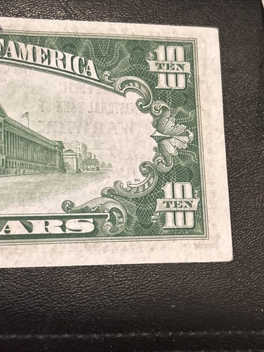 1929 10 $ ERSTE NATIONALBANK WARWICK NY NATIONALE WÄHRUNG CH# 314 2 in Folge - Bild 13 von 13