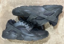 Nike Huarache 4.5 Youth Black Sneakers Walking Casual Outdoor Athletic Running
