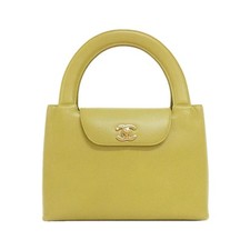 Chanel Caviar Skin Bag Women Green One Size