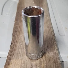 SK S-K Hand Tools 41828 7/8" 6pt Deep Chrome Socket 1/2" Drive