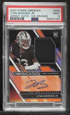 2020 Obsidian Electric Etch Orange 85/99 Lynn Bowden Jr PSA 9 MINT Auto 0h28