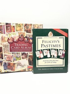 American Girl Trading Card Album 57 Cards & Felicity’s Pastimes: Two Sealed Pkgs