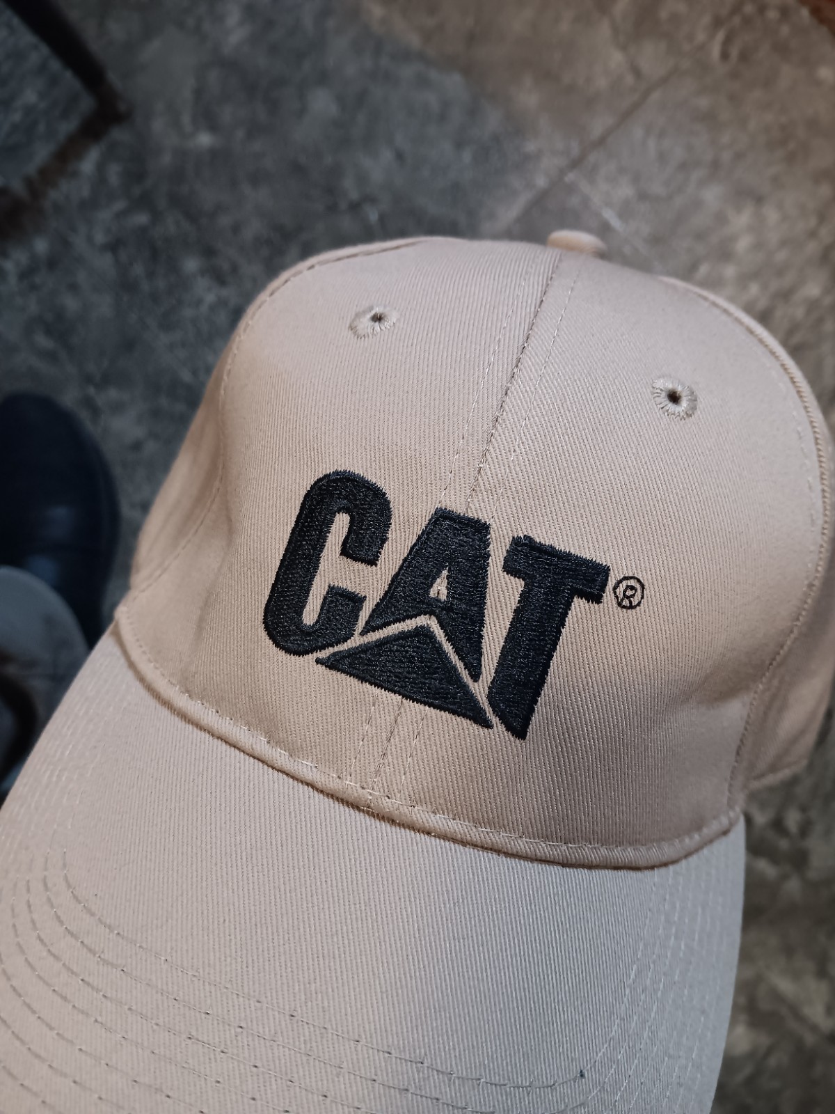 CAT  Adjustable baseball Cap hat  logo cap Vtg Vg… - image 2