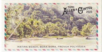 2025 Topps Allen & Ginter MLB No. BI-7 Matira Beach Bora Bora Beachin' It