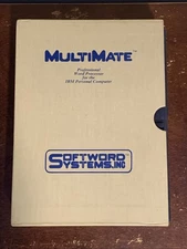 Vintage 1982 MultiMate Manual 3 Disks 5.25" Floppy PC Word Processor for IBM