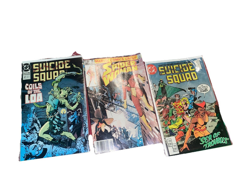 Suicide Squad Comic Book Lot Mixed Lot John Ostrander Copper Age Spider-Man