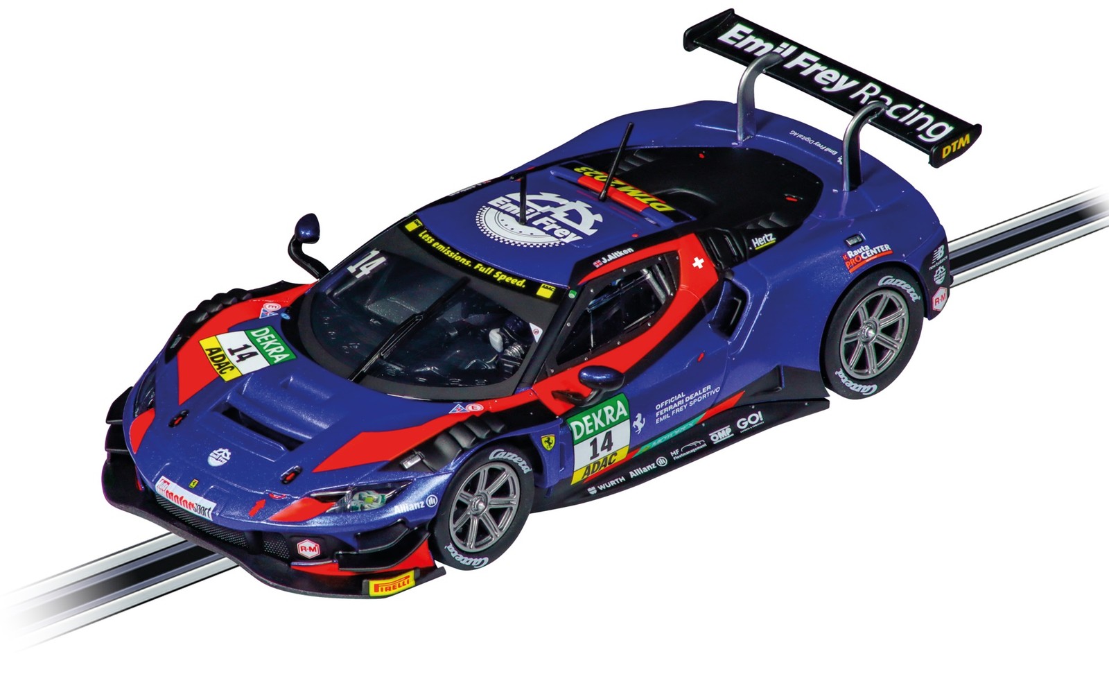 Ferrari 296 Gt3 Emil Frey Racing, No.14, Dtm 2023 Slot Car Model CARRERA