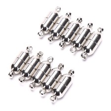 10pcs 6x18mm Magnetic Clasps for Jewelry Making Necklace Bracelet DIY Access t