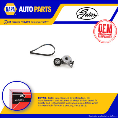 Drive Belt Kit fits VW SHARAN 7M 1.8 2.0 95 to 10 ATM Set Gates VOLKSWAGEN New
