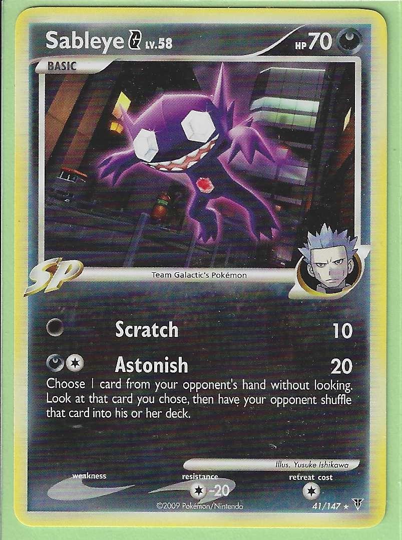 Pokemon Supreme Victors "Sableye"   41/147  Rare  X1