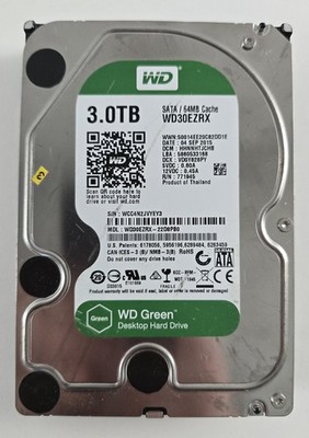 WD Green 3TB WD30EZRX 3,5'' SATA Festplatte HDD #HD124