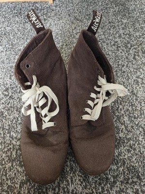 Dr. Marten AirWair braune Wildleder Schnürstiefeletten - Größe 10