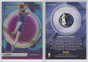 2022-23 Panini Recon Rookies Holo Purple /49 Jaden Hardy #204 Rookie RC