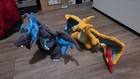 Pokemon Center Mega Charizard Y & Mega Charizard X 9" Bendable Wings Plush Toy — photo 2