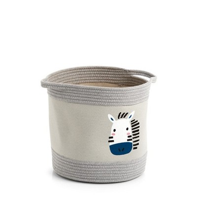 Zeller Aufbewahrungskorb Zebra Ø 30x30 cm