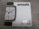 Brand New Amazfit Active 2 Premium Version Square Smartwatch - Black Leather
