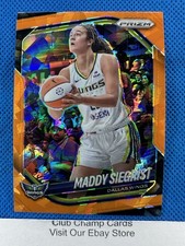 2025 #50 Maddy Siegrist Panini Prizm WNBA Orange Ice Prizm Wings