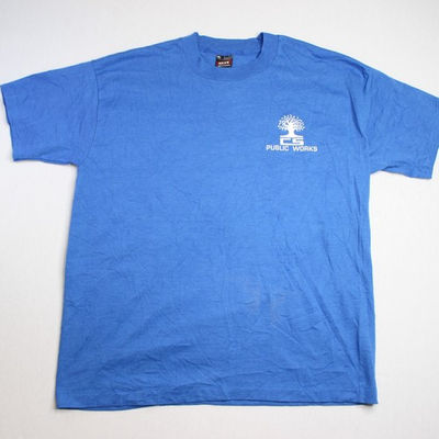 #ad Vintage Best Fruit Of The Loom Public Works Made In USA Men’s T Shirt Size XL $13.00