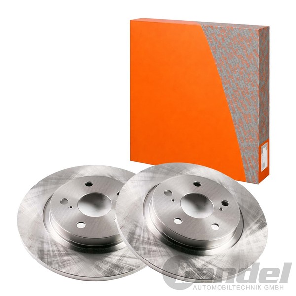 2X Dr!ve+ Bremsscheiben Hinten 290Mm Voll Passend FÜR Toyota Avensis |-image