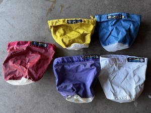 Lot Of 5 Variety Size Bubble Bag Dude Extraction Bags