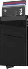 VULKIT Card Holder with Money Pocket Pop Up Wallet RFID Blocking Slim Metal Ban