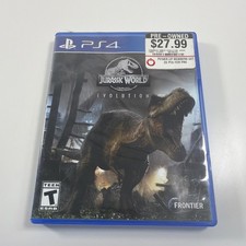 PS4 PlayStation 4 Jurassic World Evolution Mint Disc Tested