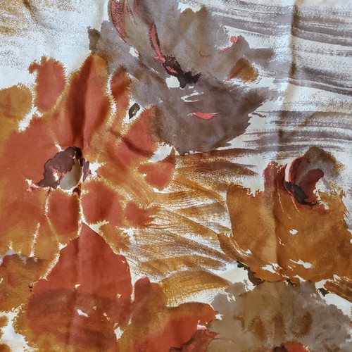 Vintage 100% Silk Scarf London Hand Rolled RICHARD ALLEN Hair Neck 29" SQUARE, $18 - Photo 2