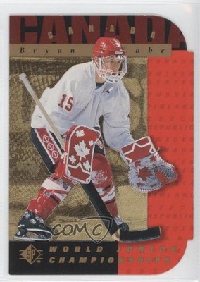 1994-95 SP World Junior Championships Die-Cut Bryan McCabe #153 0a4