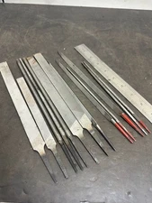 FILES, NICHOLSON & SIMONDS, Round, Half Round, 13 Pieces, VG Condition!