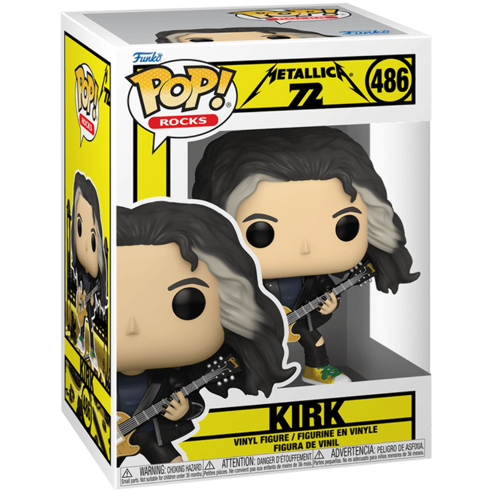 Metallica 72 - Kirk - #486 - Rocks - Funko Pop!