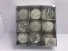 NIB Aleko Plastic Christmas Ornaments