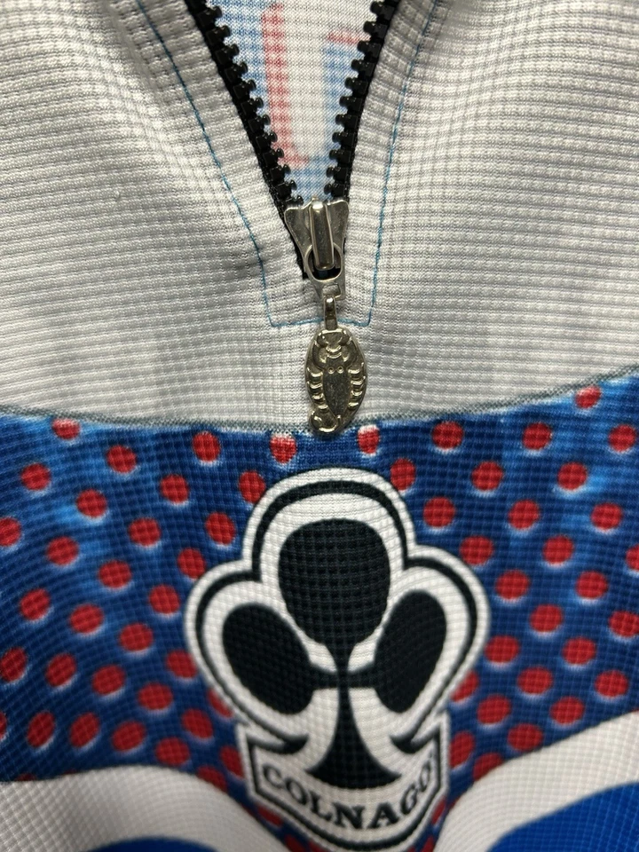 Camiseta de ciclismo Castelli para hombre talla mediana azul manga corta hecha en Italia Foto 3 de 4