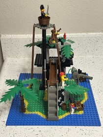 Legoland Pirate System Forbidden Island Vintage Lego Set Missing Figure & Boat