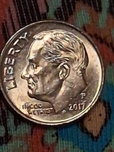 2017-P Roosevelt Dime 10C Philadelphia Business Strike Copper KM#A202
