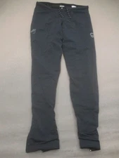 Pearl Izumi Size L Womens Black Cycling Fleece Shell Drawstring Stretch Pant 861