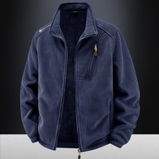 Men's Warm With Velvet Padded Jacket Loose Casual Jacket