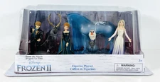 Disney Frozen II Figurine Figure Playset 6 Pc Elsa Anna Nokk Sven Olaf Kristoff