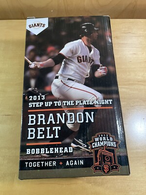 2013 San Francisco Giants Step Up To the Plate  Brandon Belt Bobblehead 