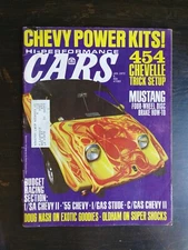 Cars Magazine January 1972 - 454 Chevelle - Sox & Martin - Camaro - Doug Nash