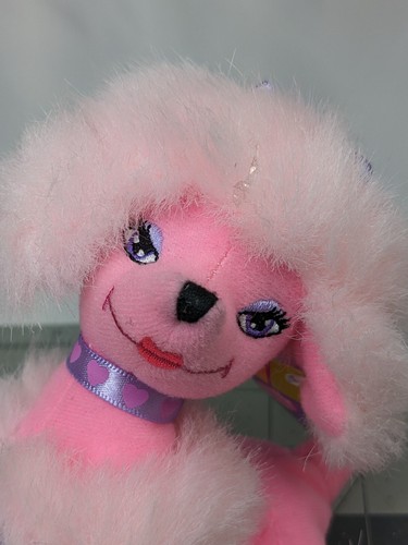 Barbie Pets Posh Plush Pink Poodle 6 Inch Clip On Stuffed Animal Toy - Picture 2 of 12