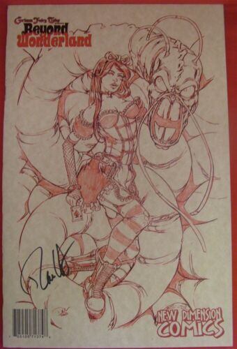 BEYOND WONDERLAND 0 GRIMM FAIRY TALES NDC RED VARIANT COMIC SIGNED 2008 NM - Picture 1 of 2