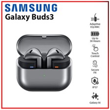 Samsung Galaxy Buds3 SILVER Active Noise Cancellation Bluetooth Earbuds Earphone