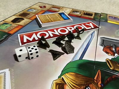 Monopoly Legend of Zelda Collector's Edition Board Game Missing