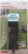 Westinghouse Darkness-Sensing Countdown Ground Stake Timer