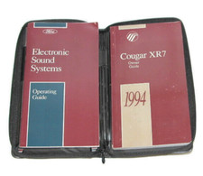 1994 Mercury Cougar Xr7 Factory Original Glovebox Owners Manual Portfolio