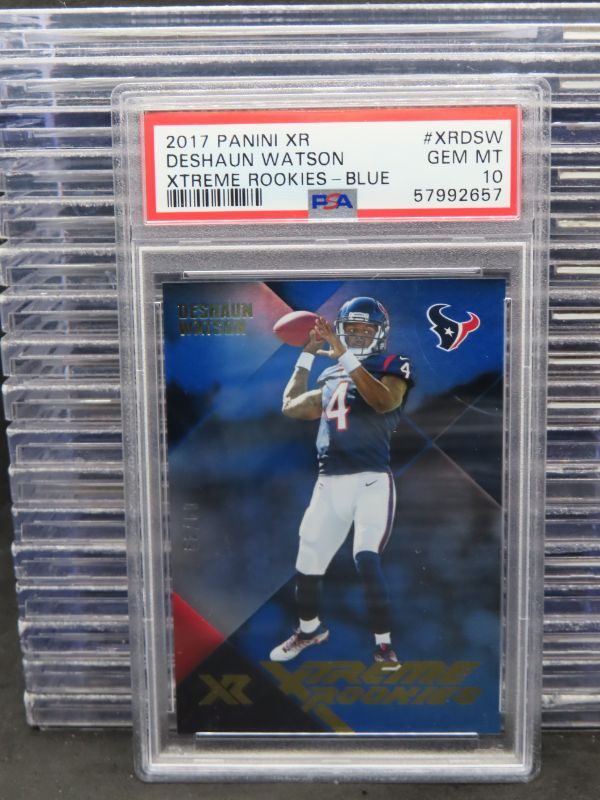 Deshaun Watson Panini XR Xtreme Rookies #XRDSW Blue