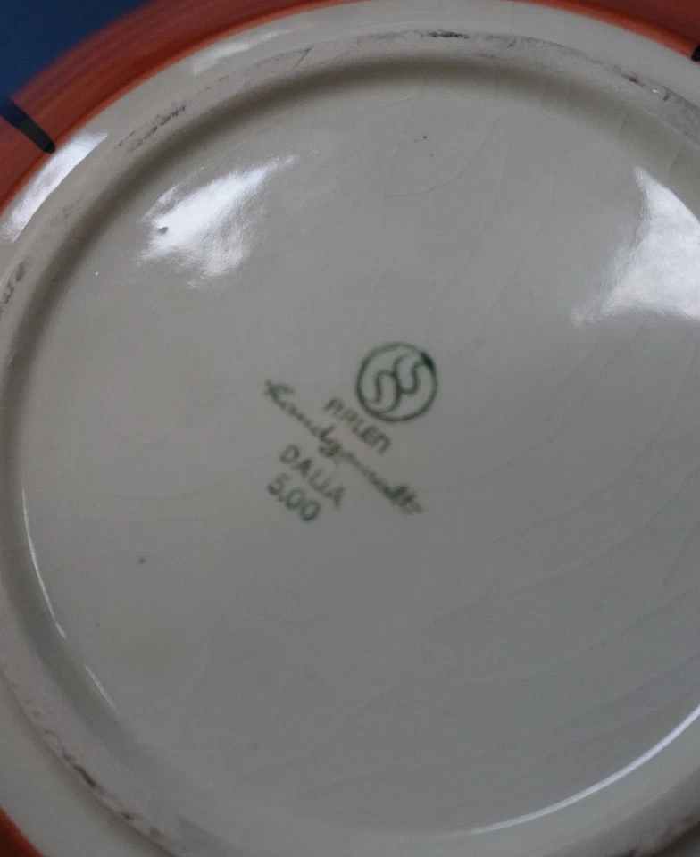 Stützel & Sachs Aalen Bowle Set Bowletopf Dalia Keramik 80er Jahre (F24-029) - Bild 4 von 4