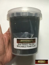 M01613 MOREZMORE Moldable Foam Clay EVA Cosplay Black Air Dry High Density